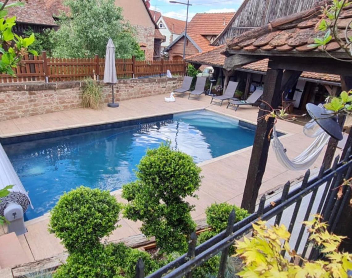 Le Clos Bleu - Gite Rural Schillersdorf Exterior foto